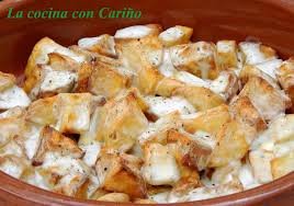 Papas al Roquefort